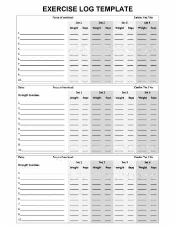 printable exercise chart