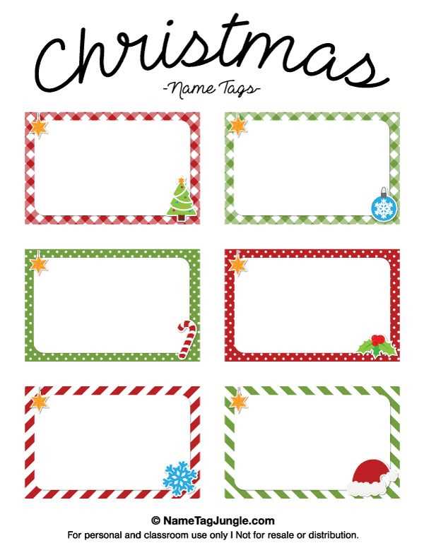 free printable christmas tags templates