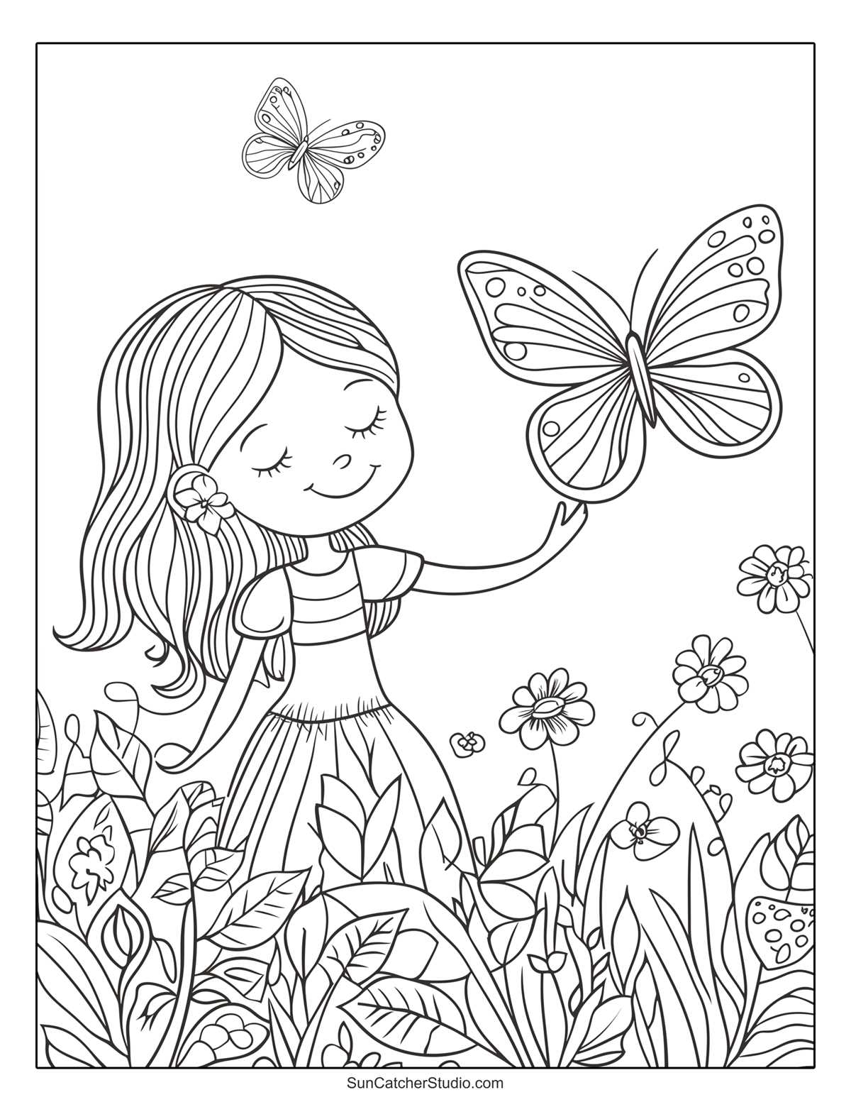 butterfly coloring page free printable butterfly coloring page free printable