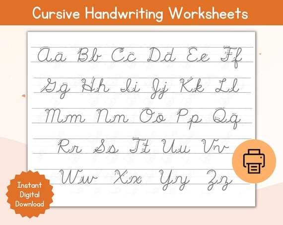 cursive alphabet chart printable free