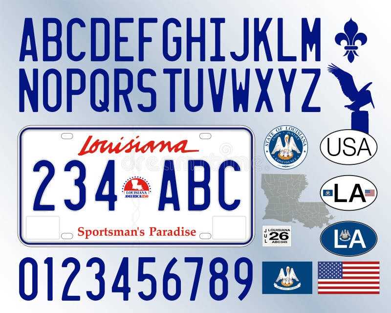 printable temporary license plate louisiana