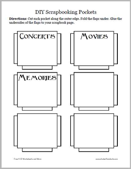 scrapbook printables free
