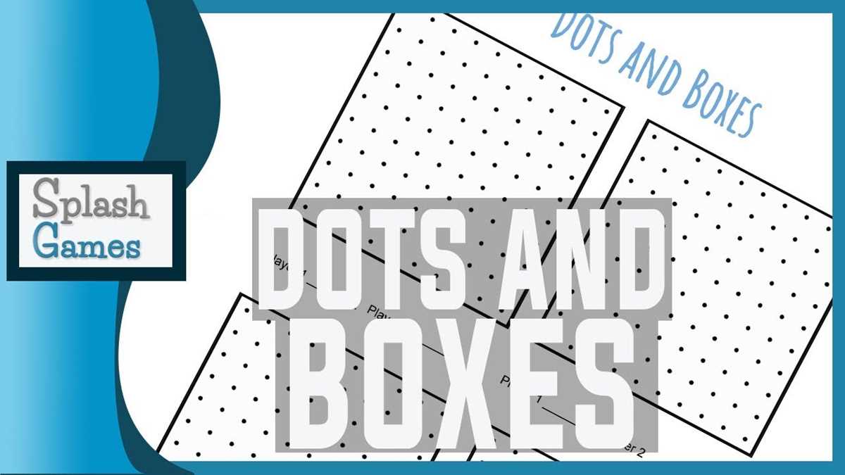 dots and boxes printable
