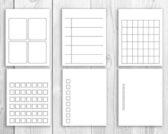bullet journal template printable