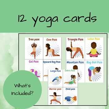 yoga poses printable free