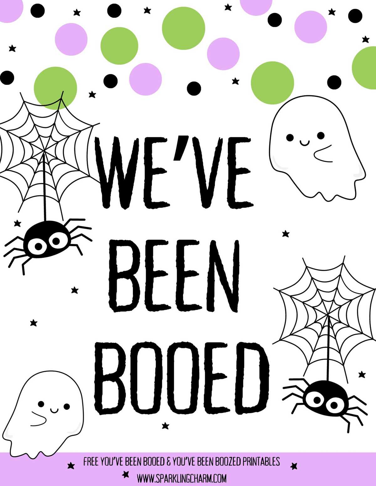 you have been booed printable