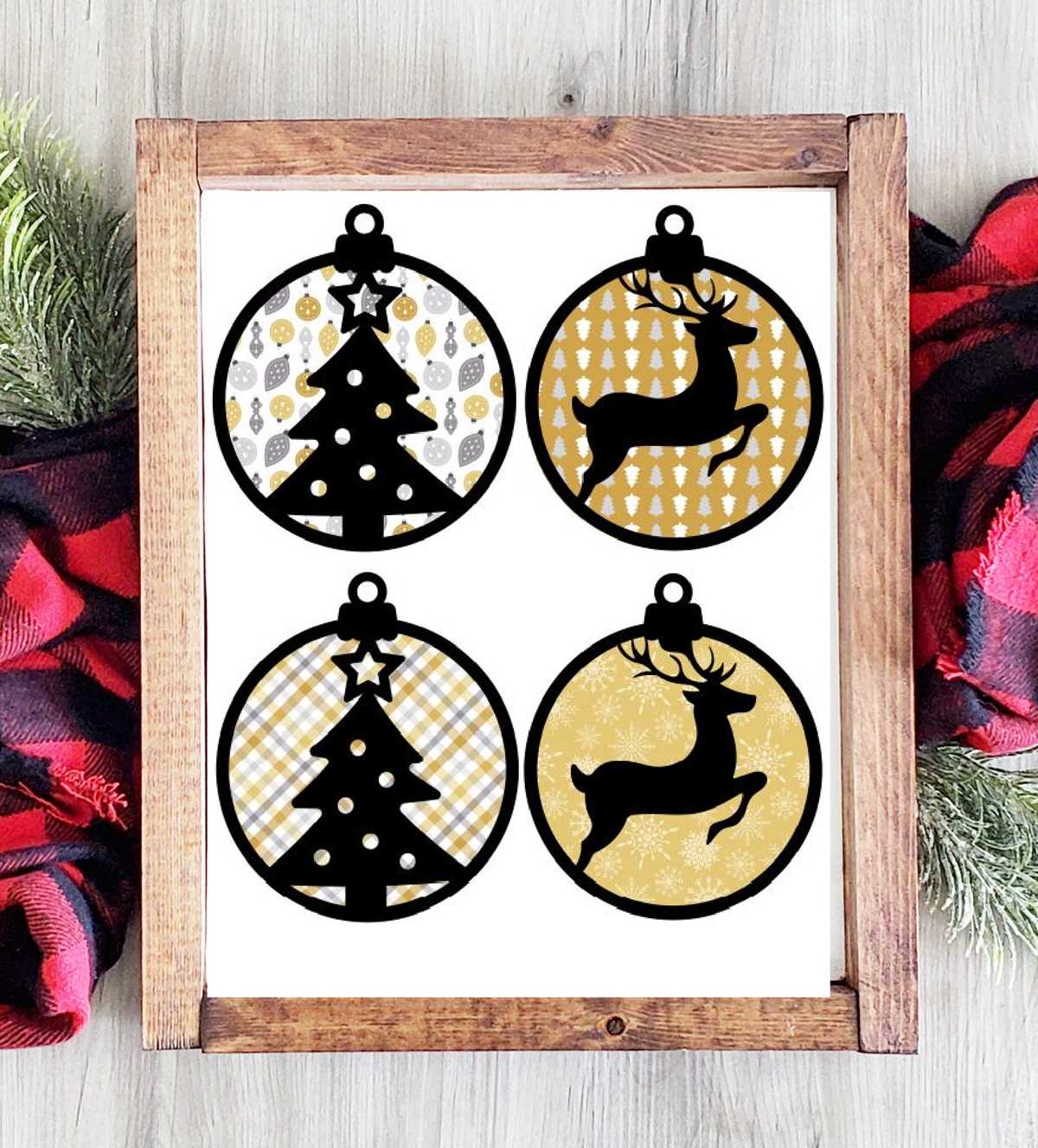 christmas tree printable ornaments