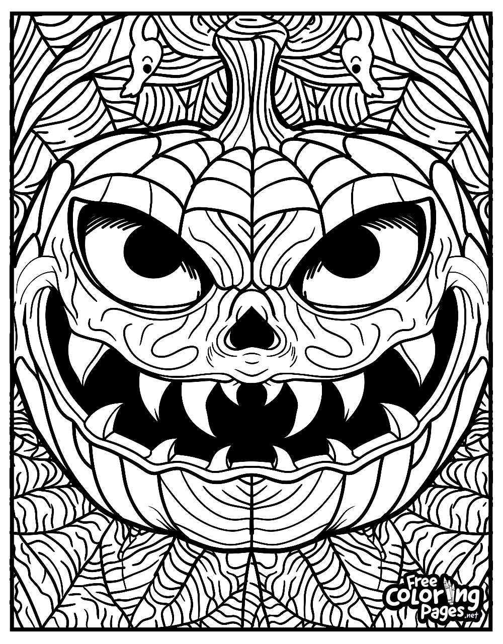 printable halloween coloring