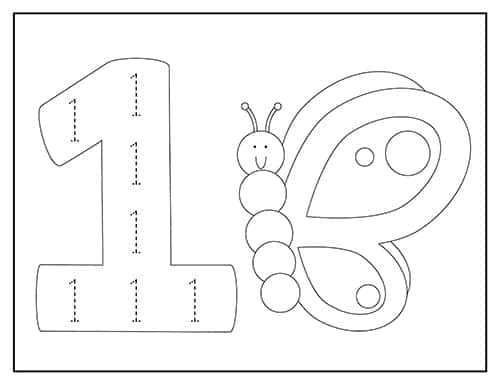 printable numbers 1