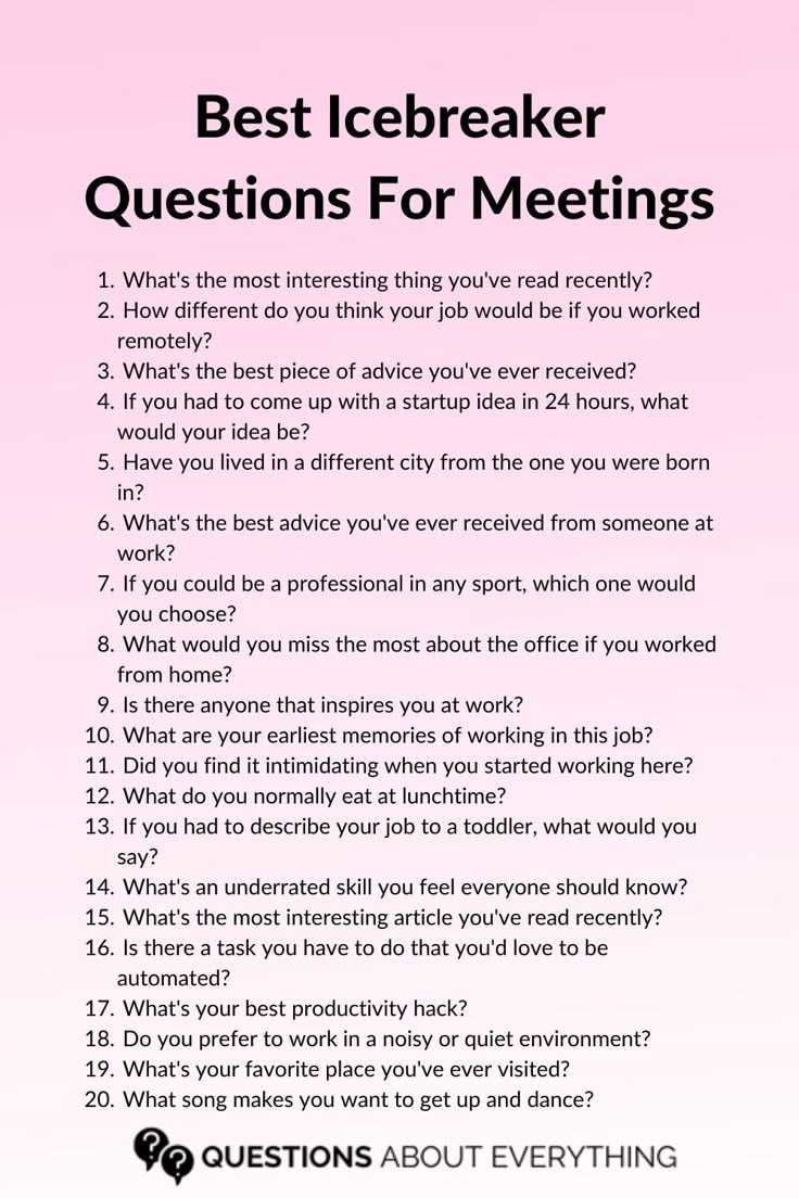 printable icebreaker questions