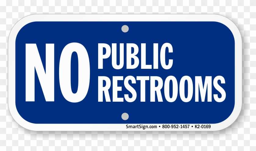 no public restroom sign printable free