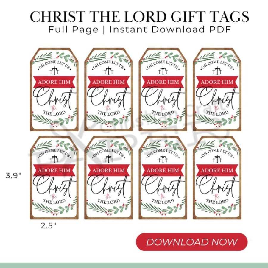printable christmas tags for gifts free