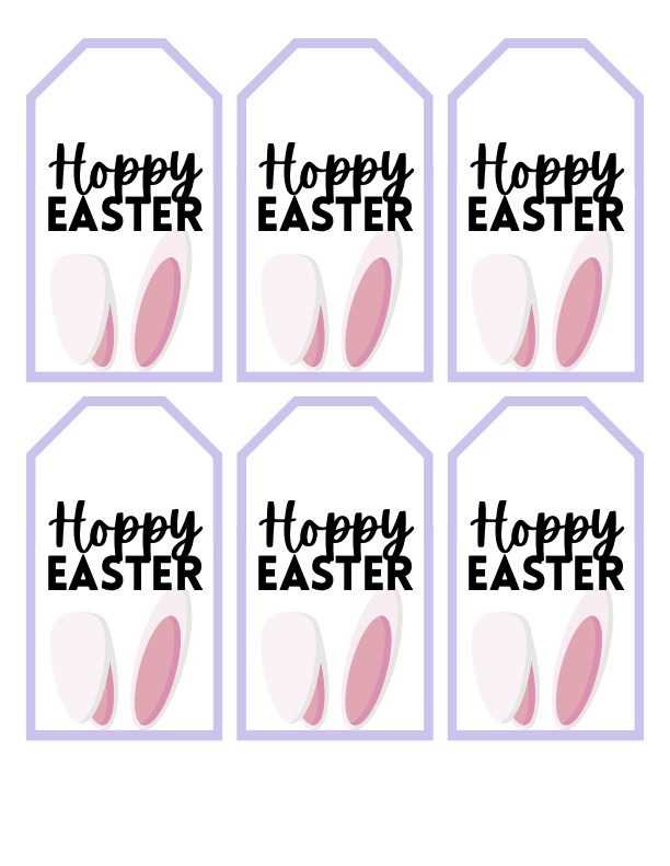 printable easter gift tags free