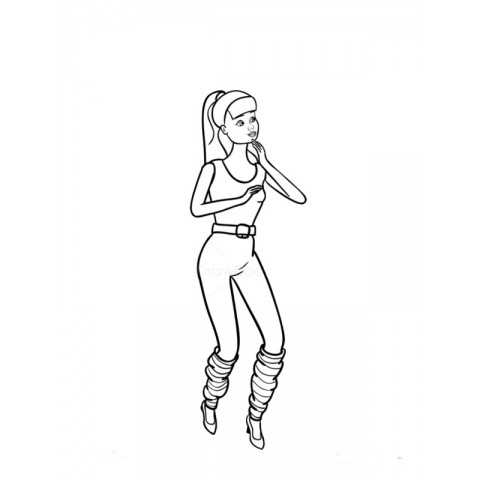 printable coloring pages barbie