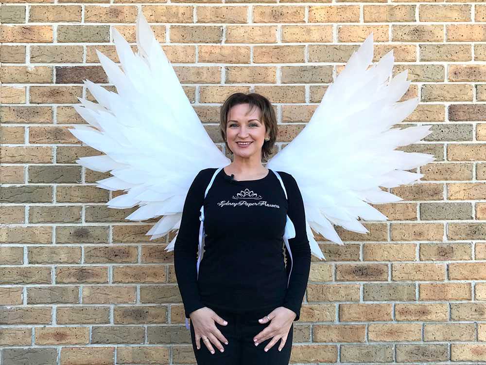 printable angel wings