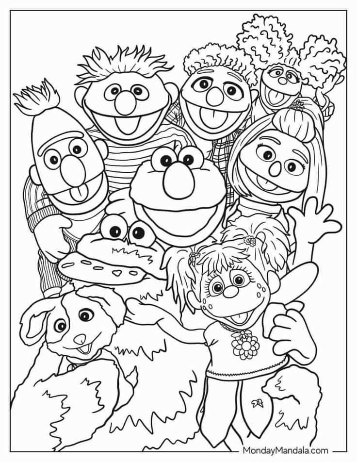 sesame street printables