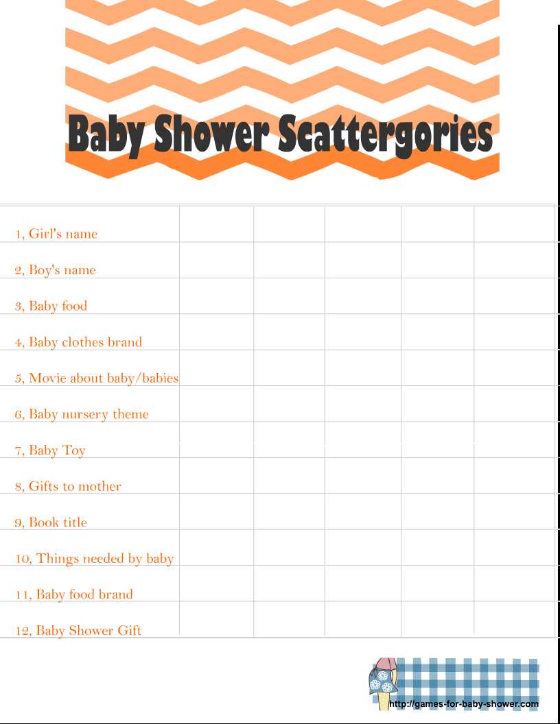 printable scattergories game