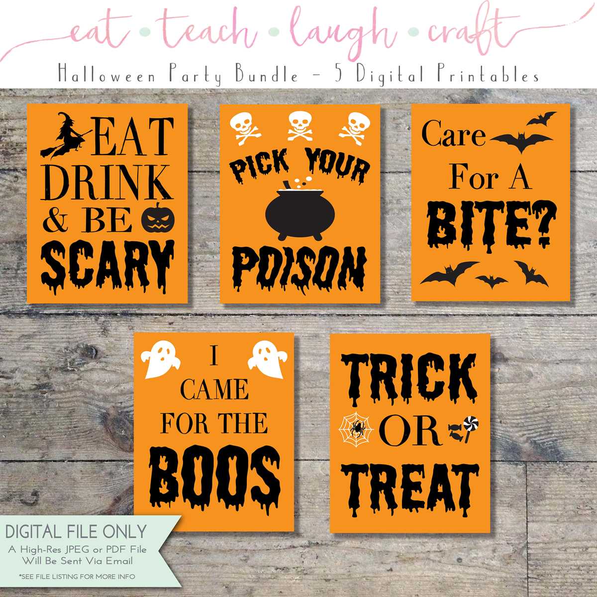 halloween printable posters